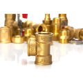 EM-F-B164 Nickel plated thread reducing brass union pipe